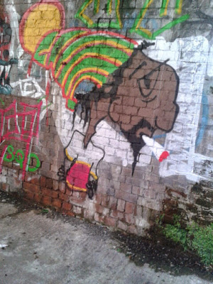 Manchester Oxford Road Snoop Dogg Grafitti UK Travel Blog