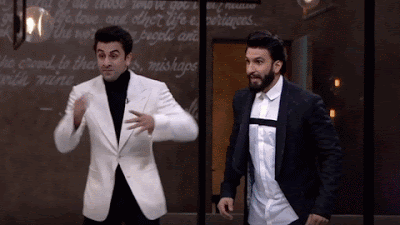 Ranbir Kapoor Ranveer Singh O O Jaane Jaana GIF Koffee With Karan Season 5