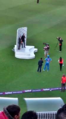 Indian Cricket Captain MS Dhoni at Edbaston Birmingham UK Only T20I 2016